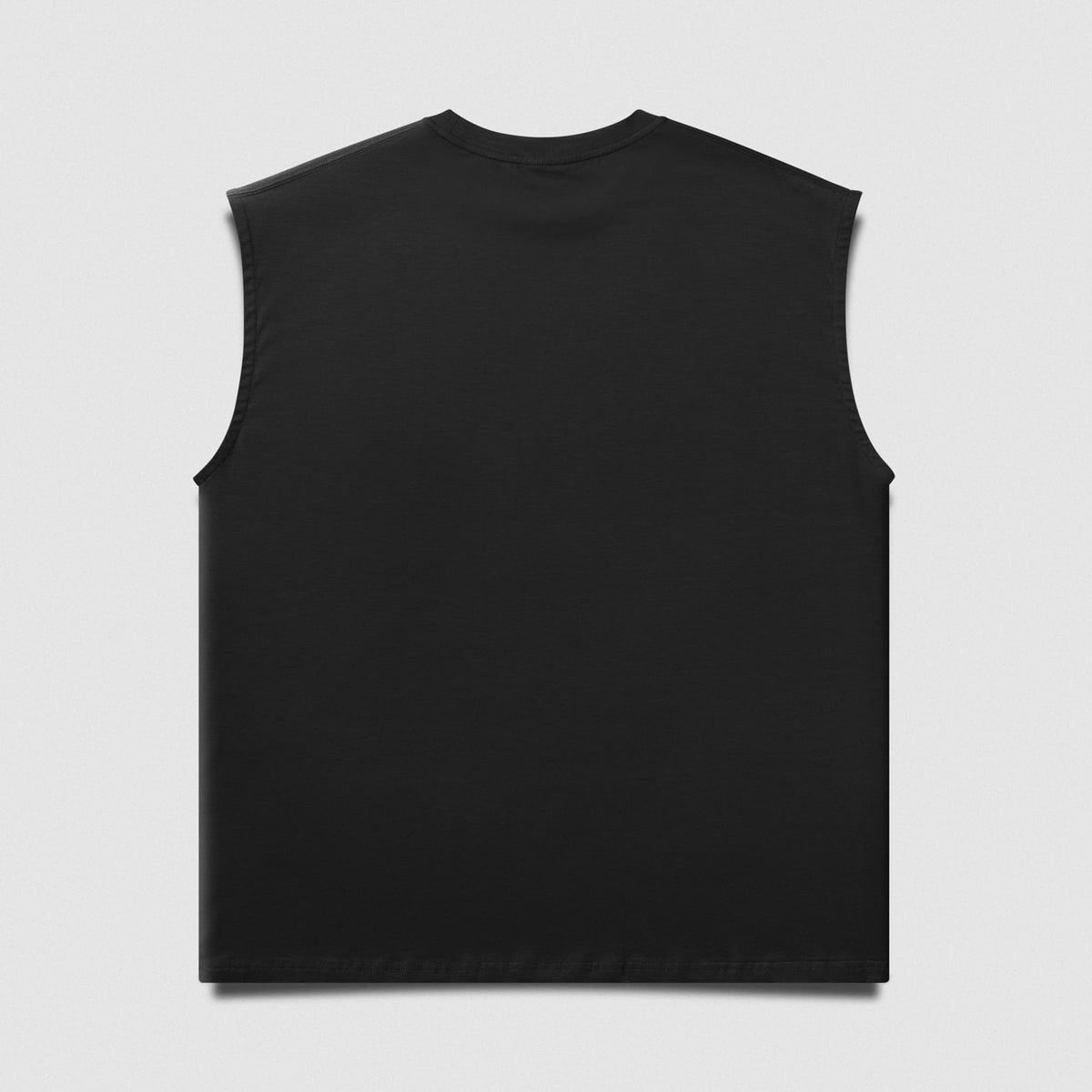 Gymreapers Axis Cap Sleeve Tank - Black/White back product view