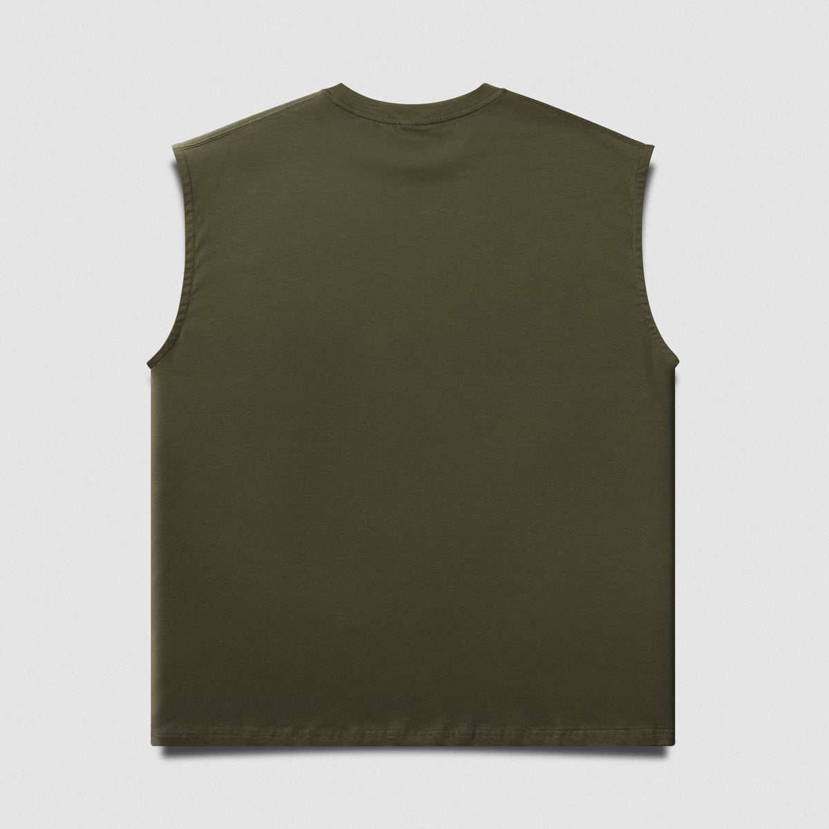 Axis Cap Sleeve Tank - OD Green back product view