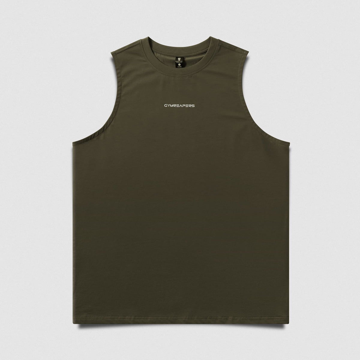 Axis Muscle Tank - OD Green front product view