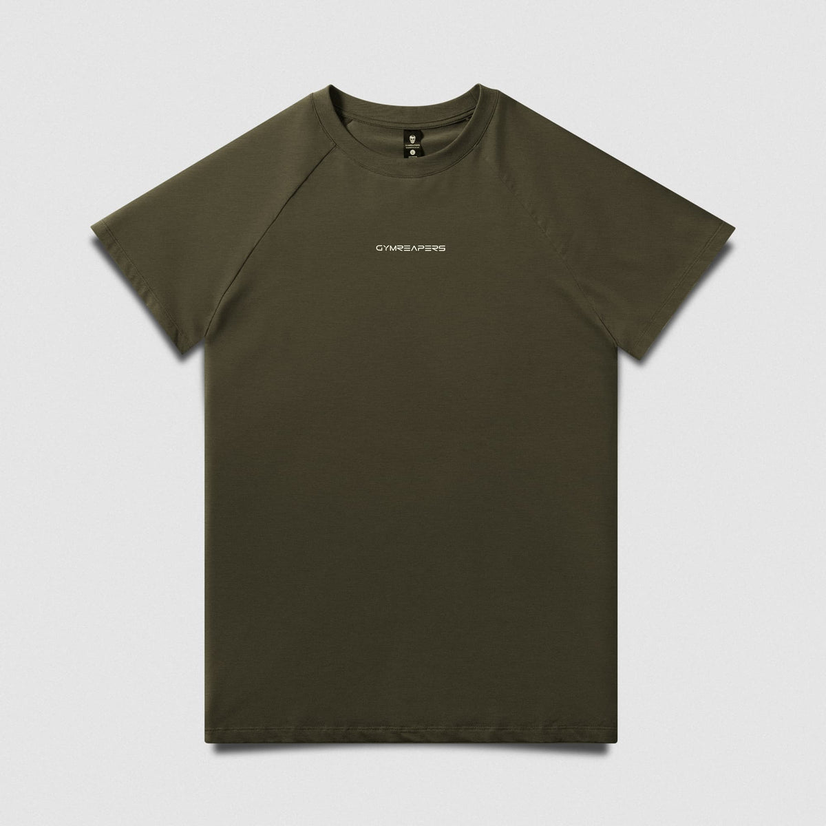 Axis Raglan Tee - OD Green front product view