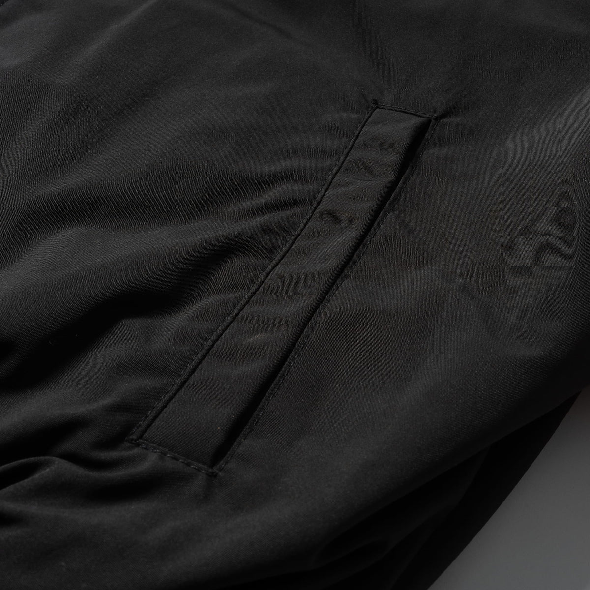 Signature Crop Bomber Jacket | Pocket detail and feature