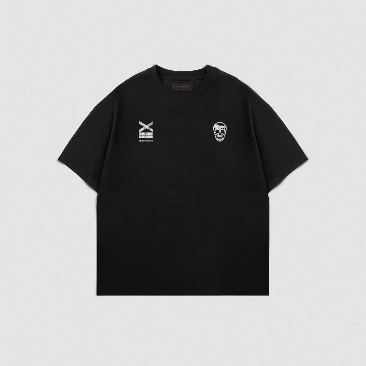 12th Anniversary Tee - Never Finished lay flat shot of front side