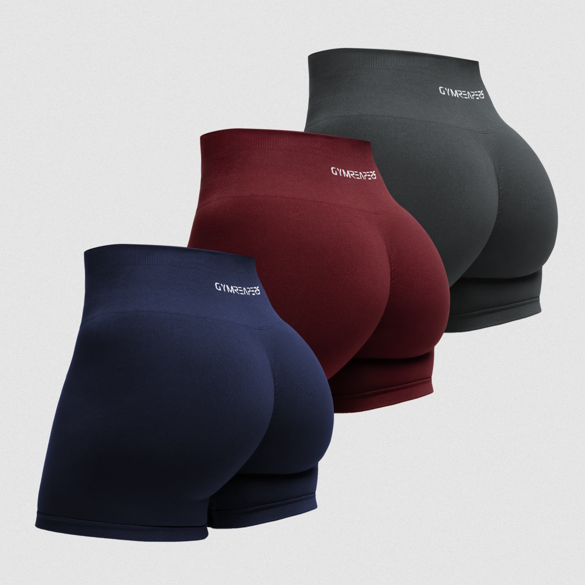 Cobalt/Wine/Charcoal Halo Shorts 3-Pack main image