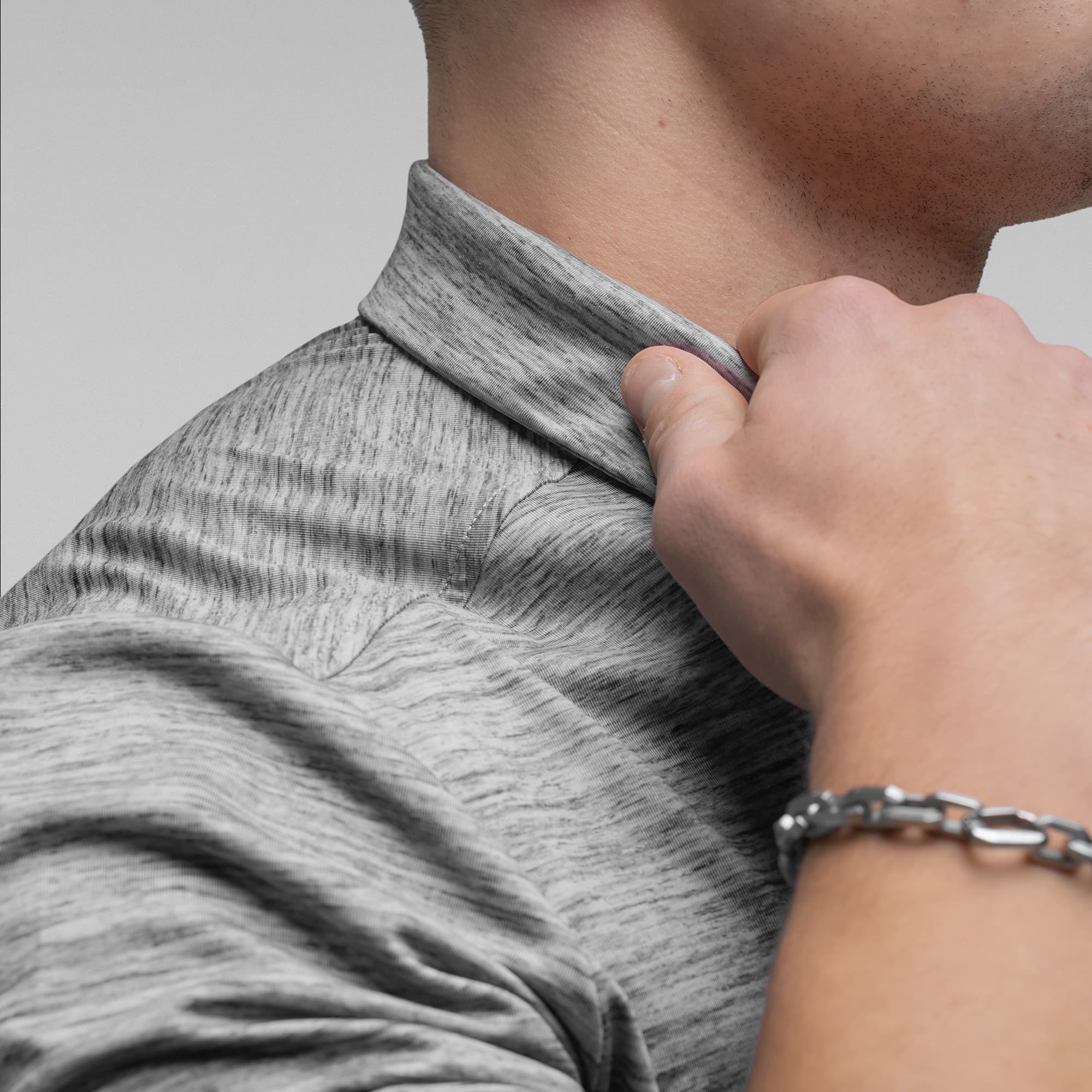 Legion Polo - Heather Gray