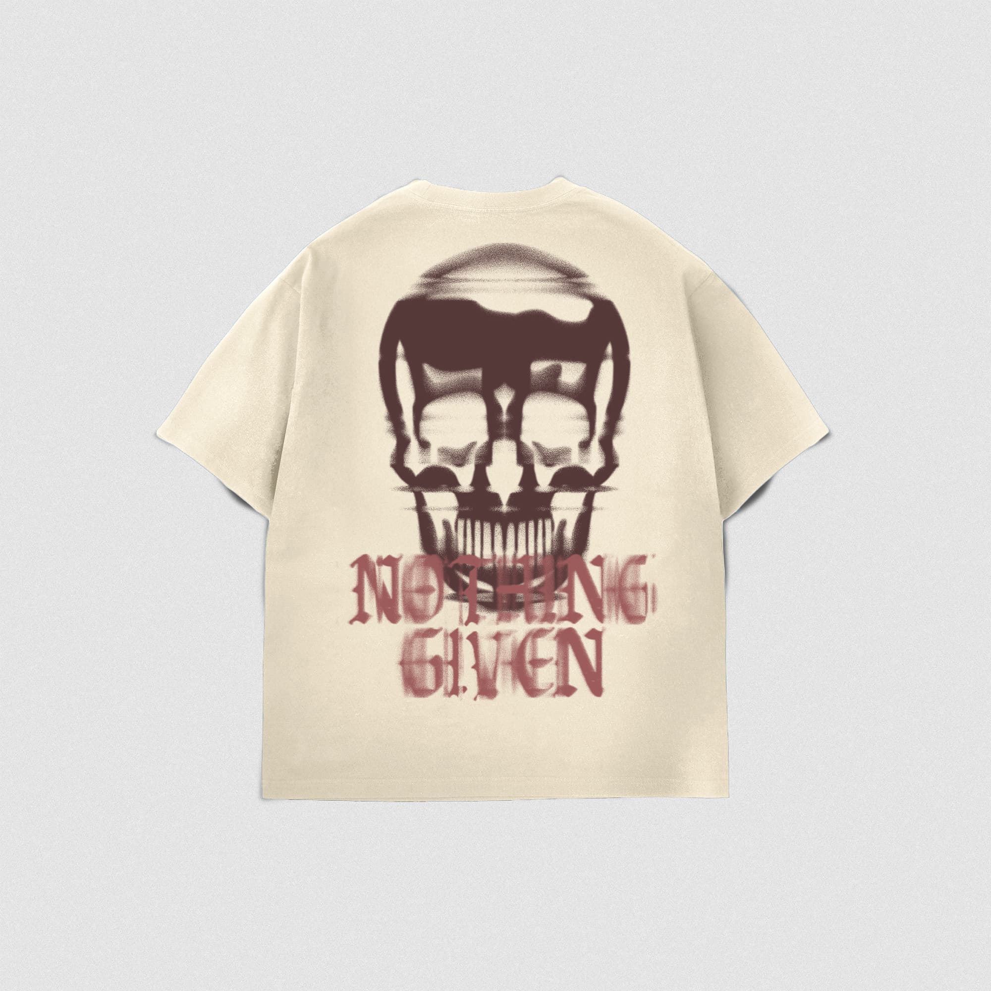 Redline Tee lay flat of back side