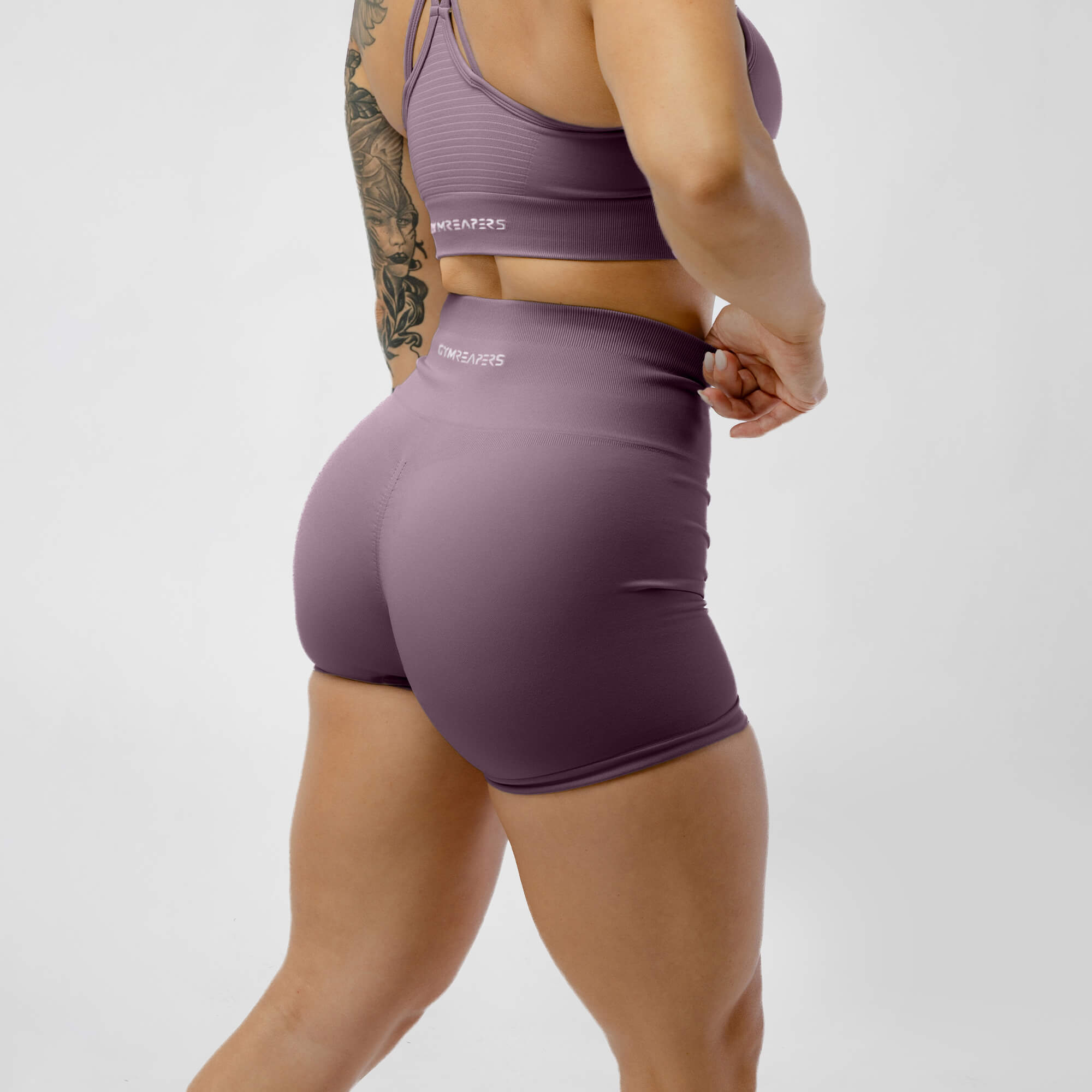 legacy shorts orchid detail back