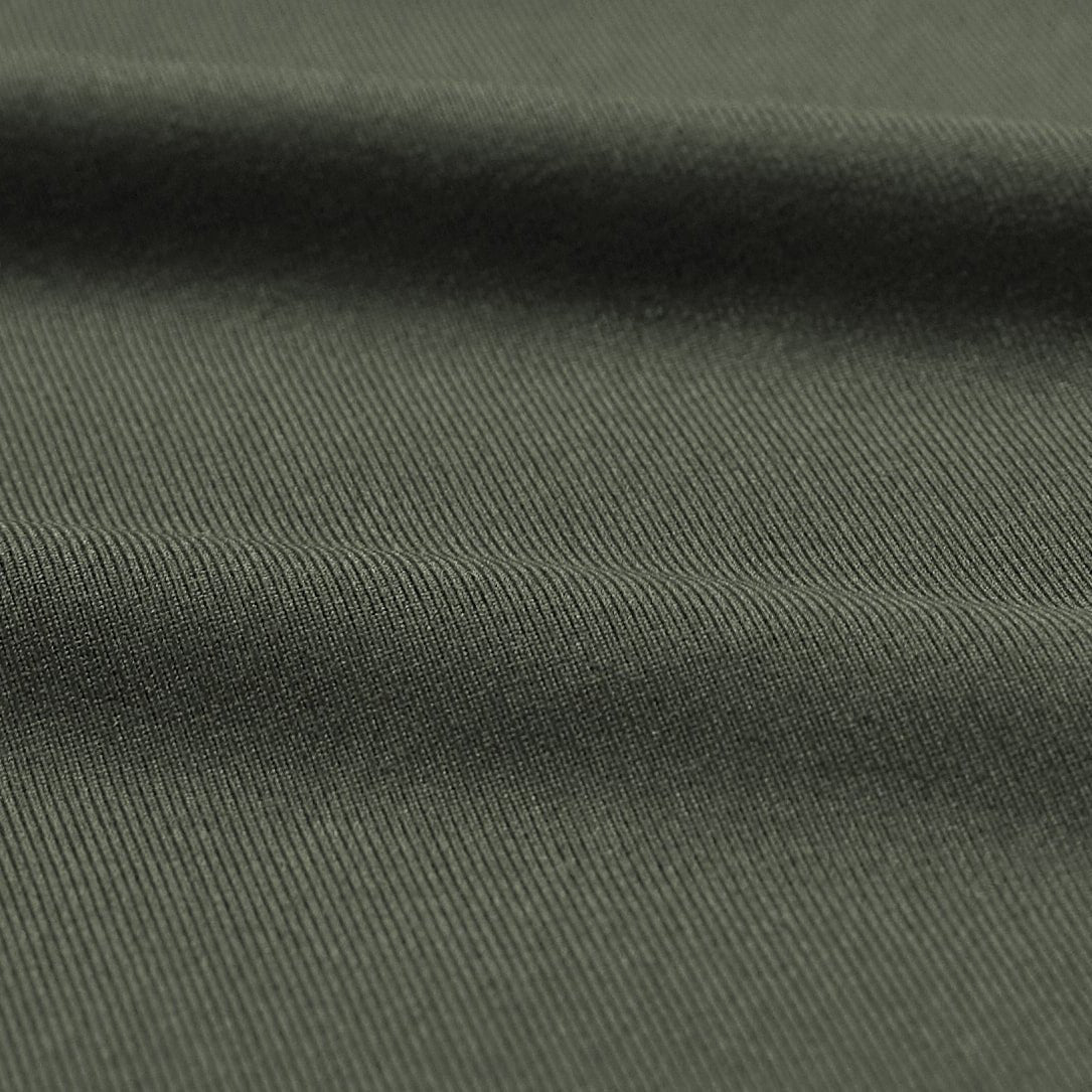 performance long sleeve shirt od green detail