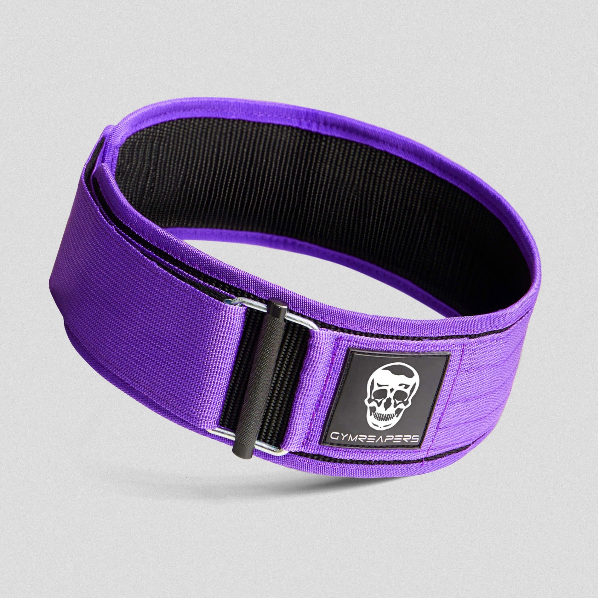 Gymreapers Quick Locking Weightlifting Belt Purple