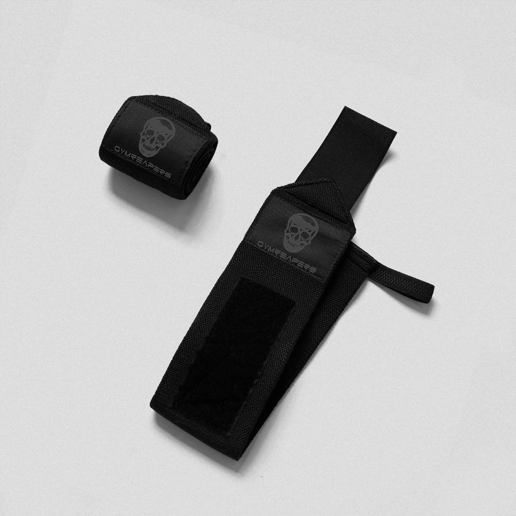 black/black wrist wraps bundle.