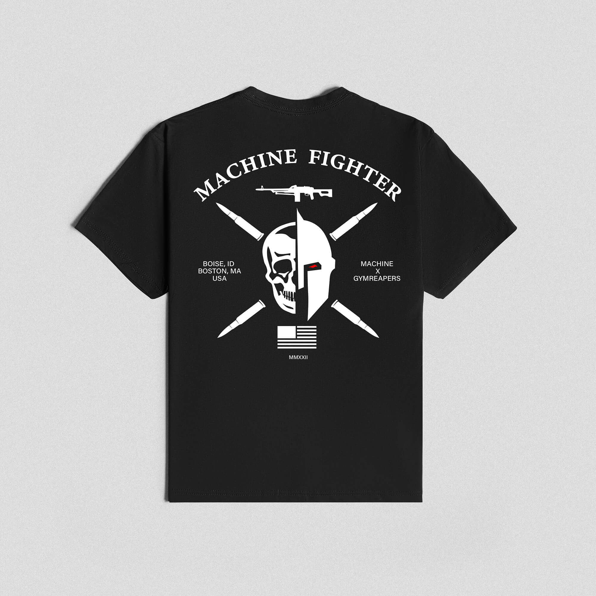 7.62 machine tee black back