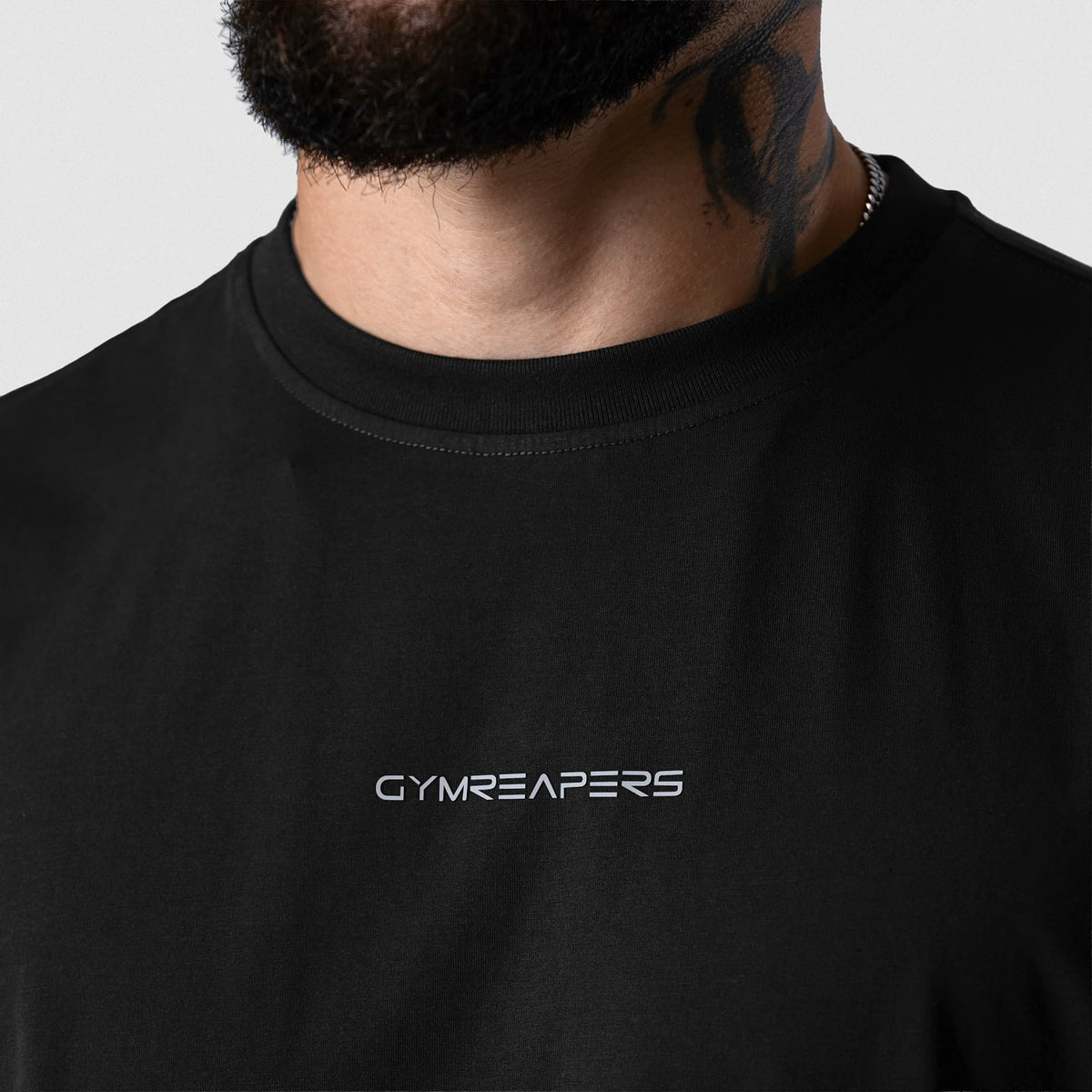 Axis Cap Sleeve Tank - Black/White front neckline and logo detail