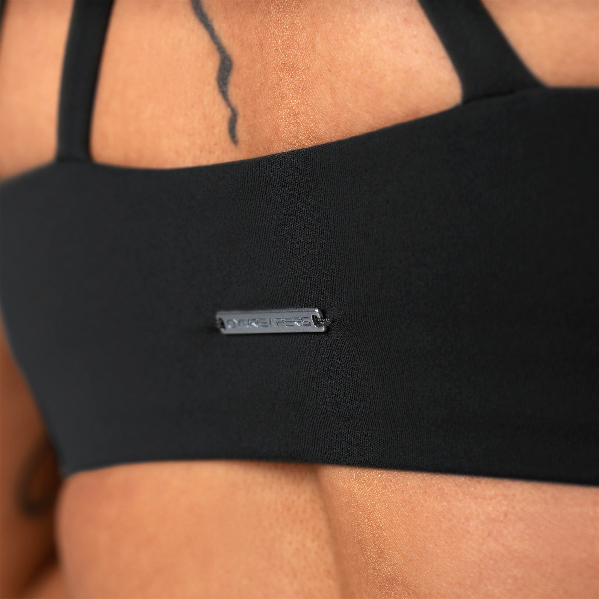 Axis High Neck Bra - Black