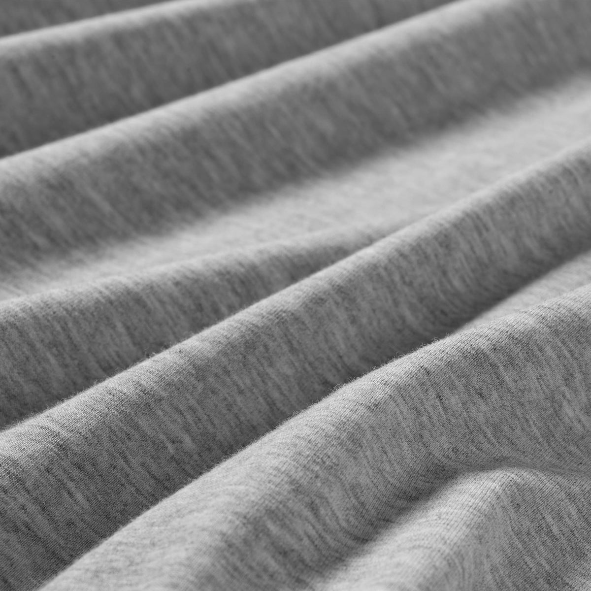 Axis Raglan Tee - Heather Gray fabric texture detail