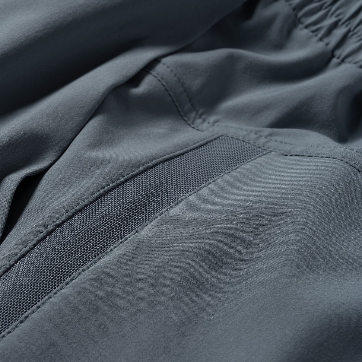 Axis Sport Shorts - Lake fabric texture detail