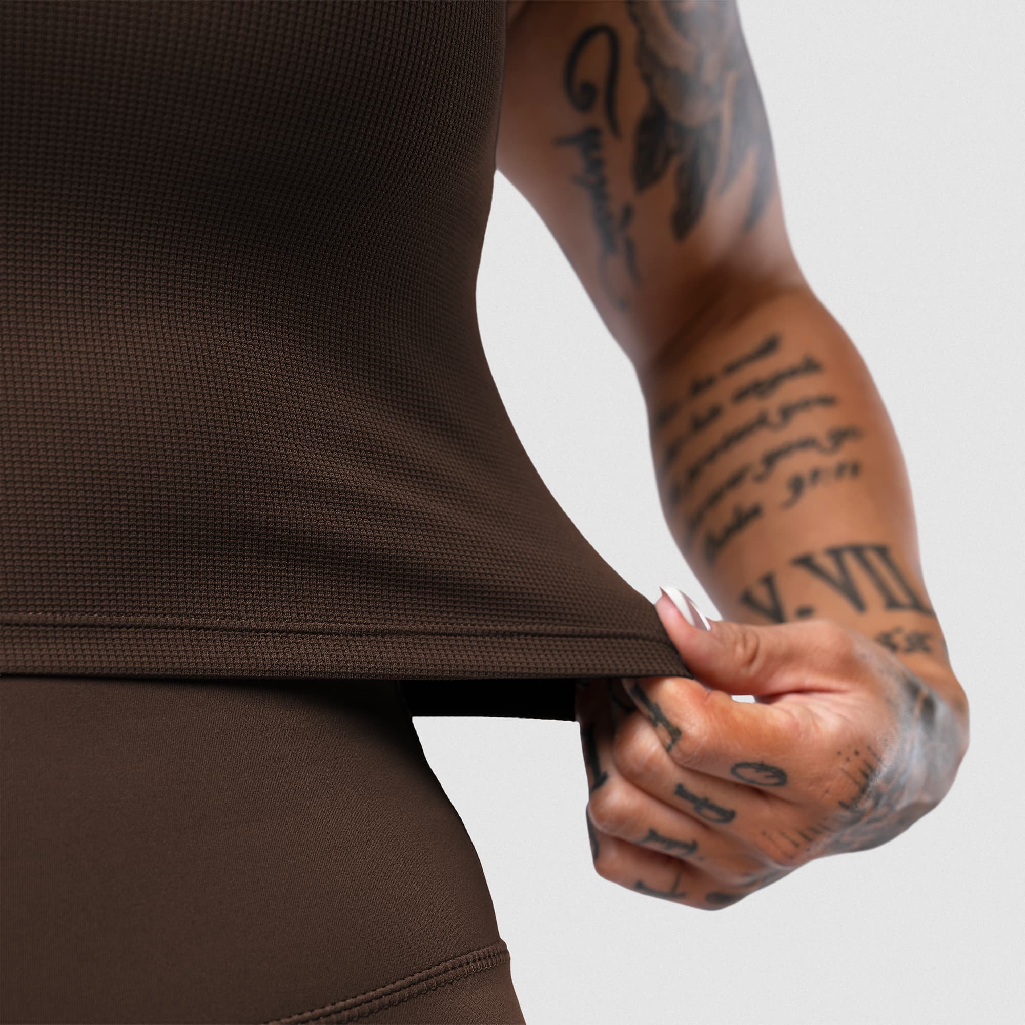 Axis Support Baby Tee - Brown