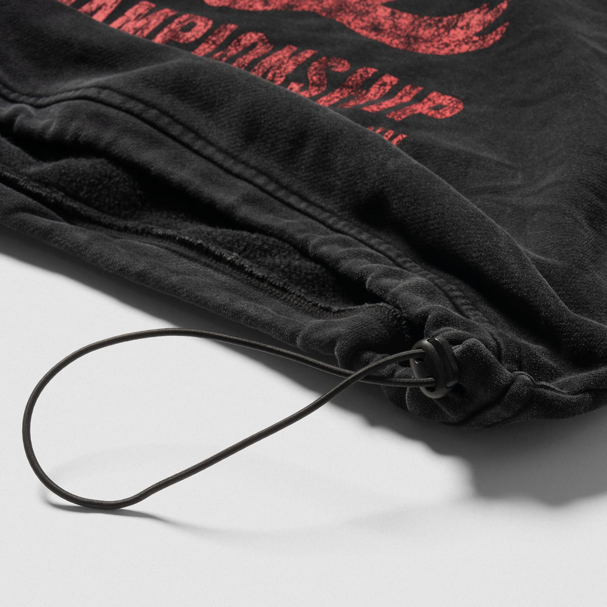 Championship Crop Hoodie | Adjustable hem drawcord feature