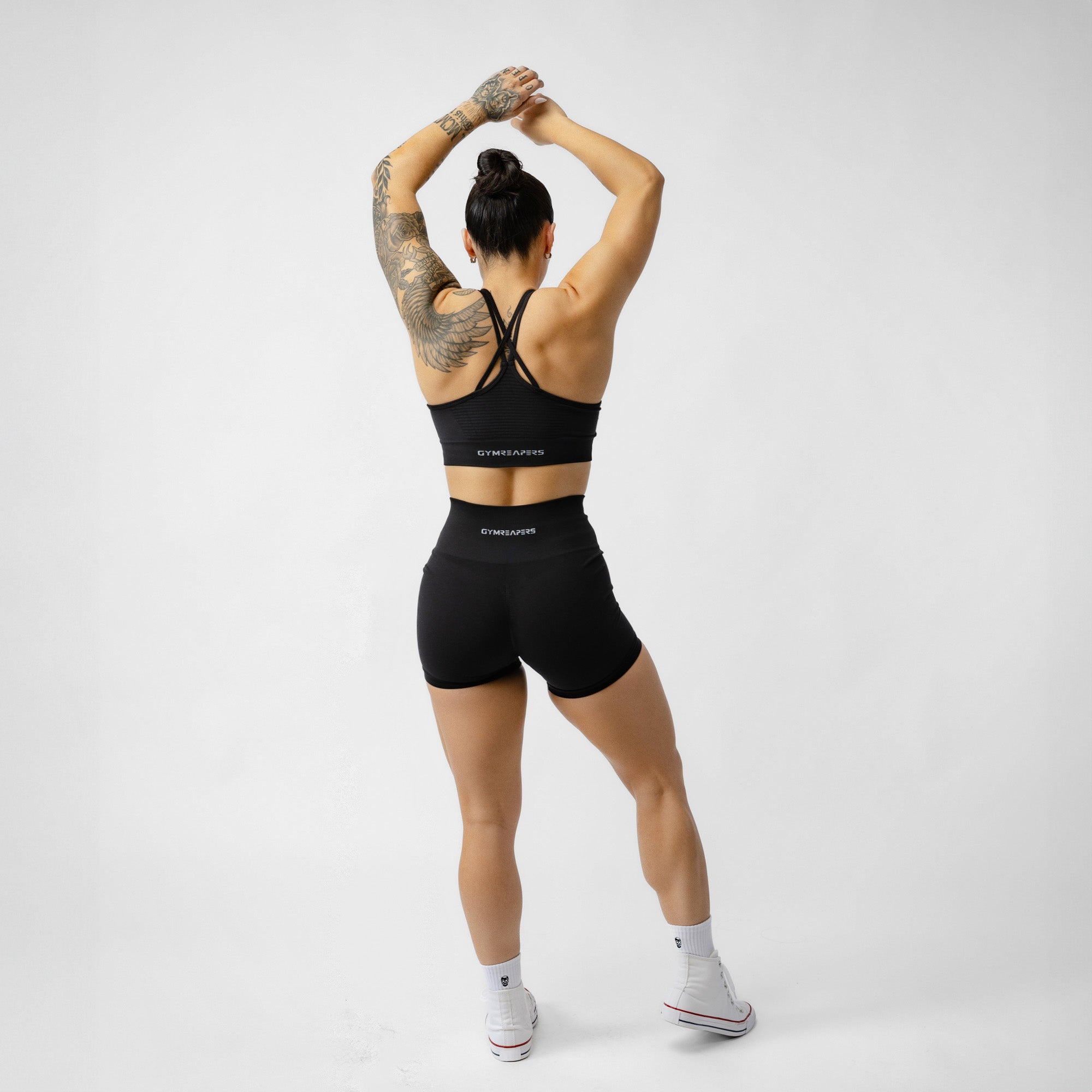 legacy shorts black full back