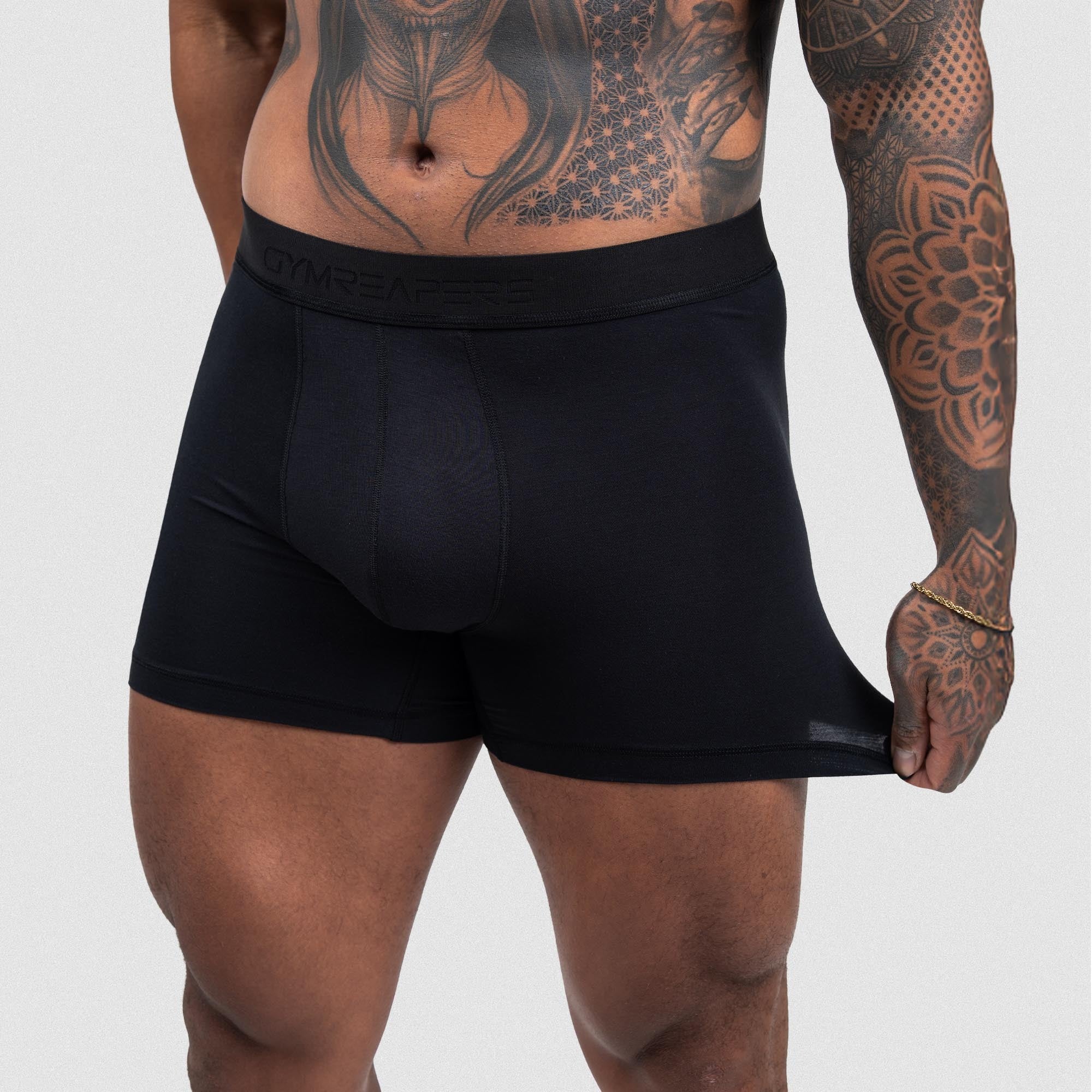Athlete wearing the Everyday Boxer Briefs showcasing the stretch fabric