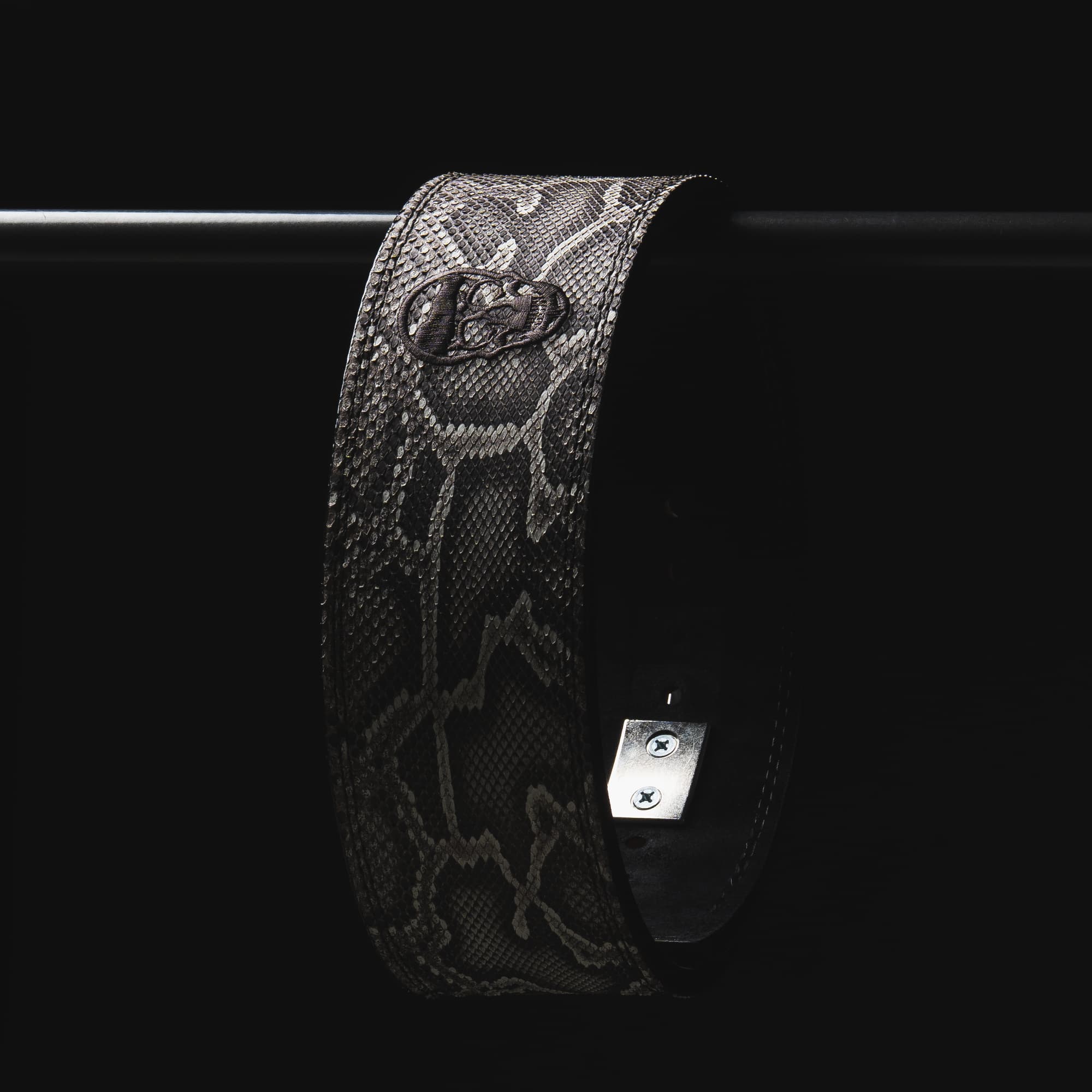 10MM Lever Belt - White Python