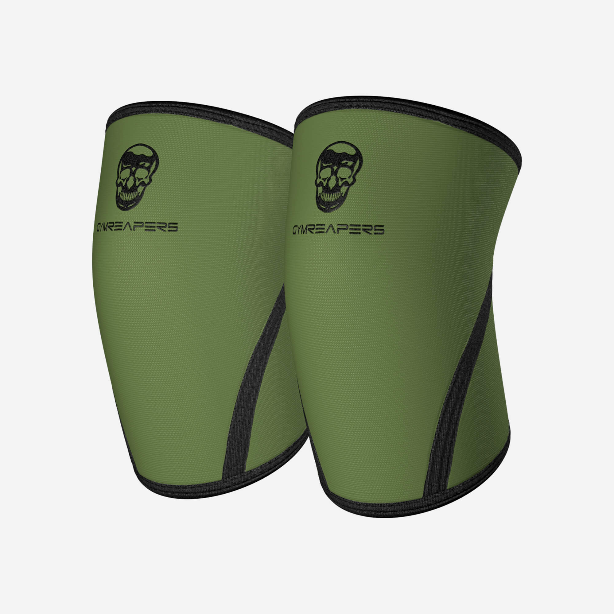 7mm knee sleeves green full
