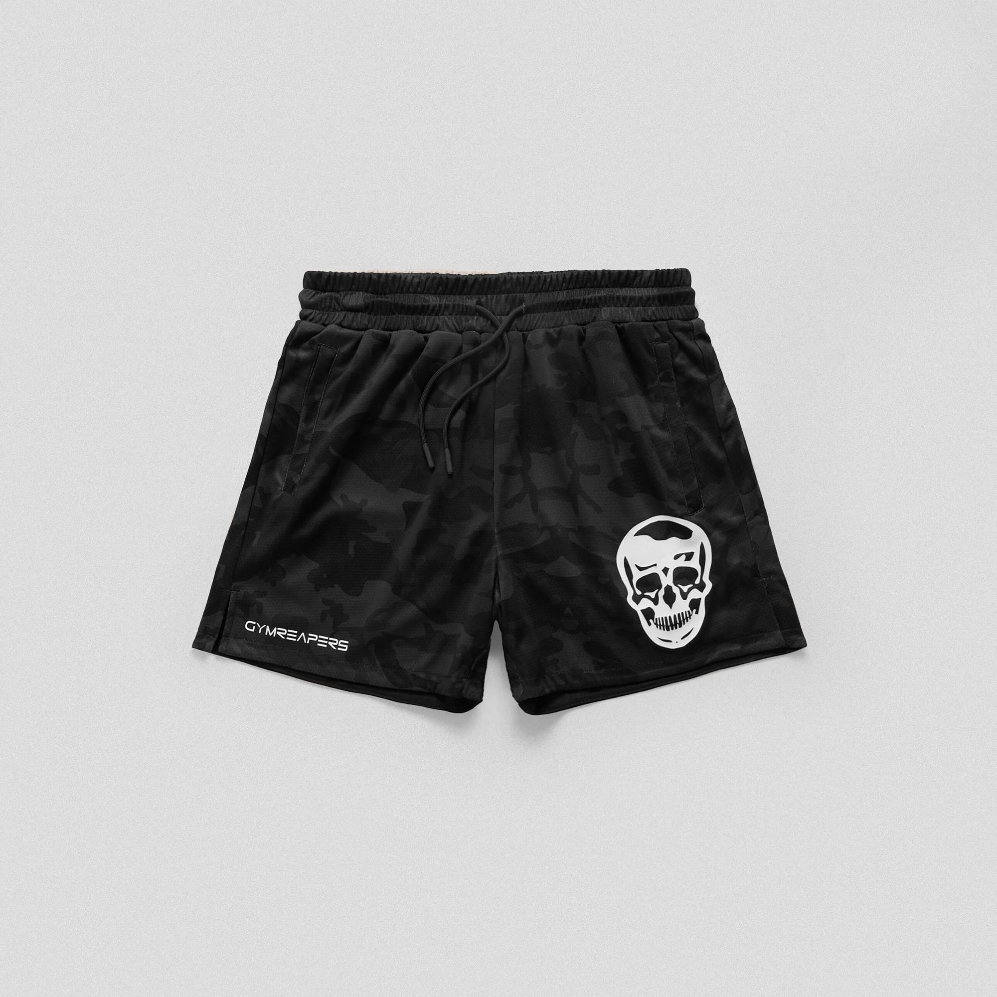 mesh short black camo front