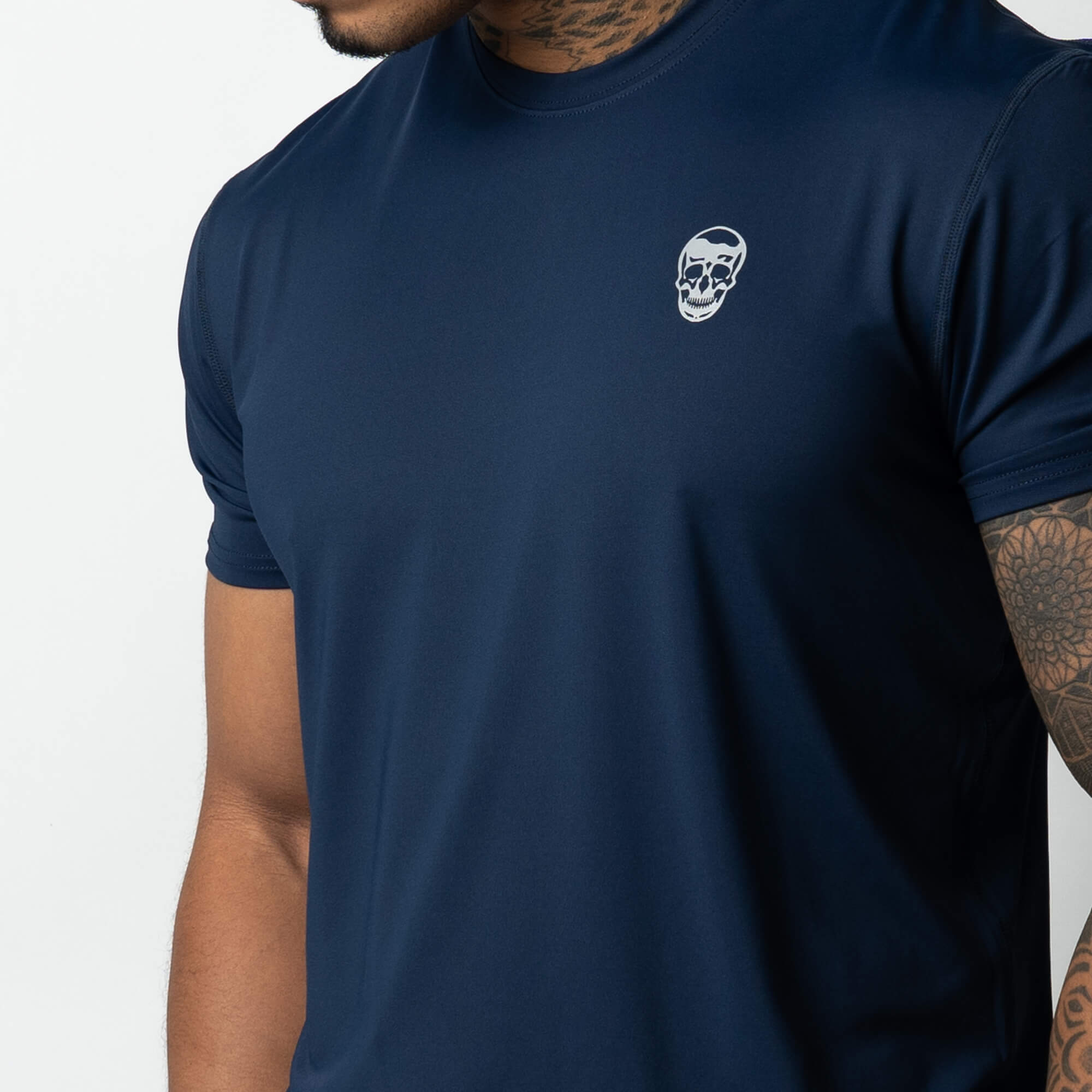 performance short sleeve navy detail