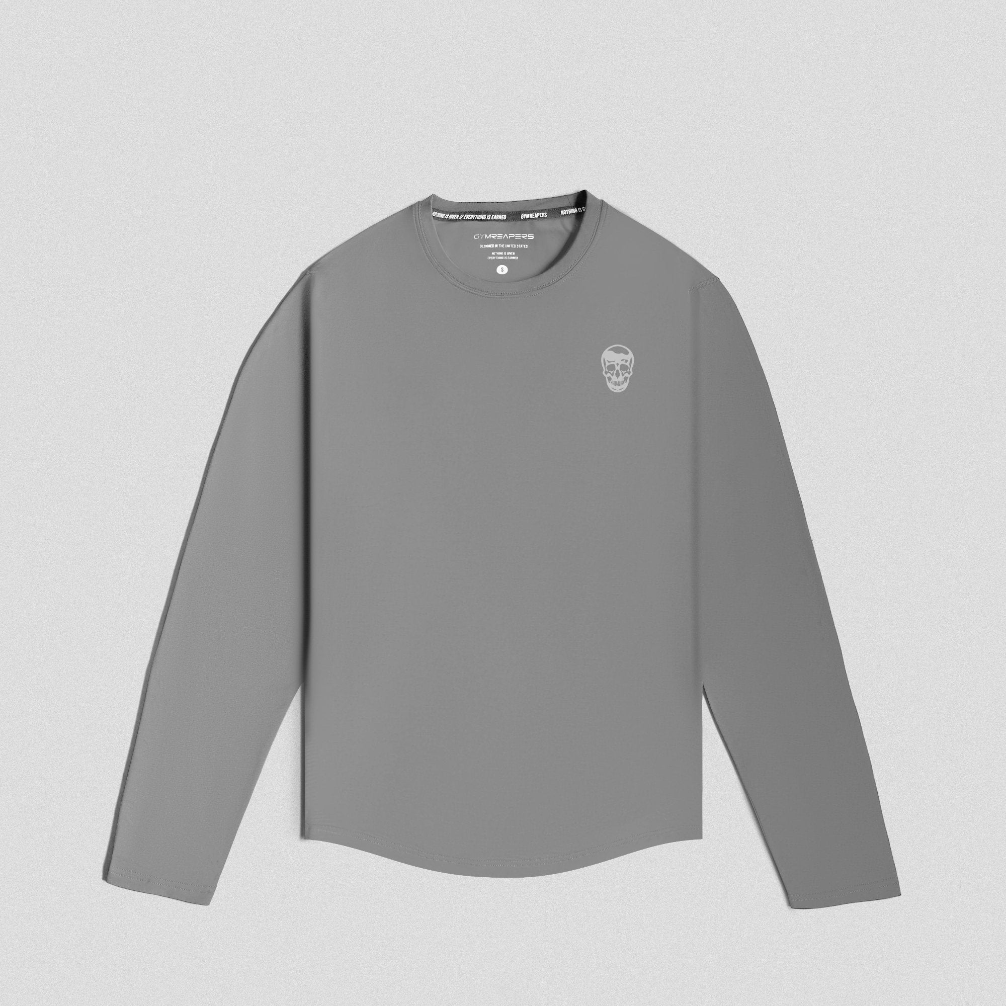 performance long sleeve shirt steel front