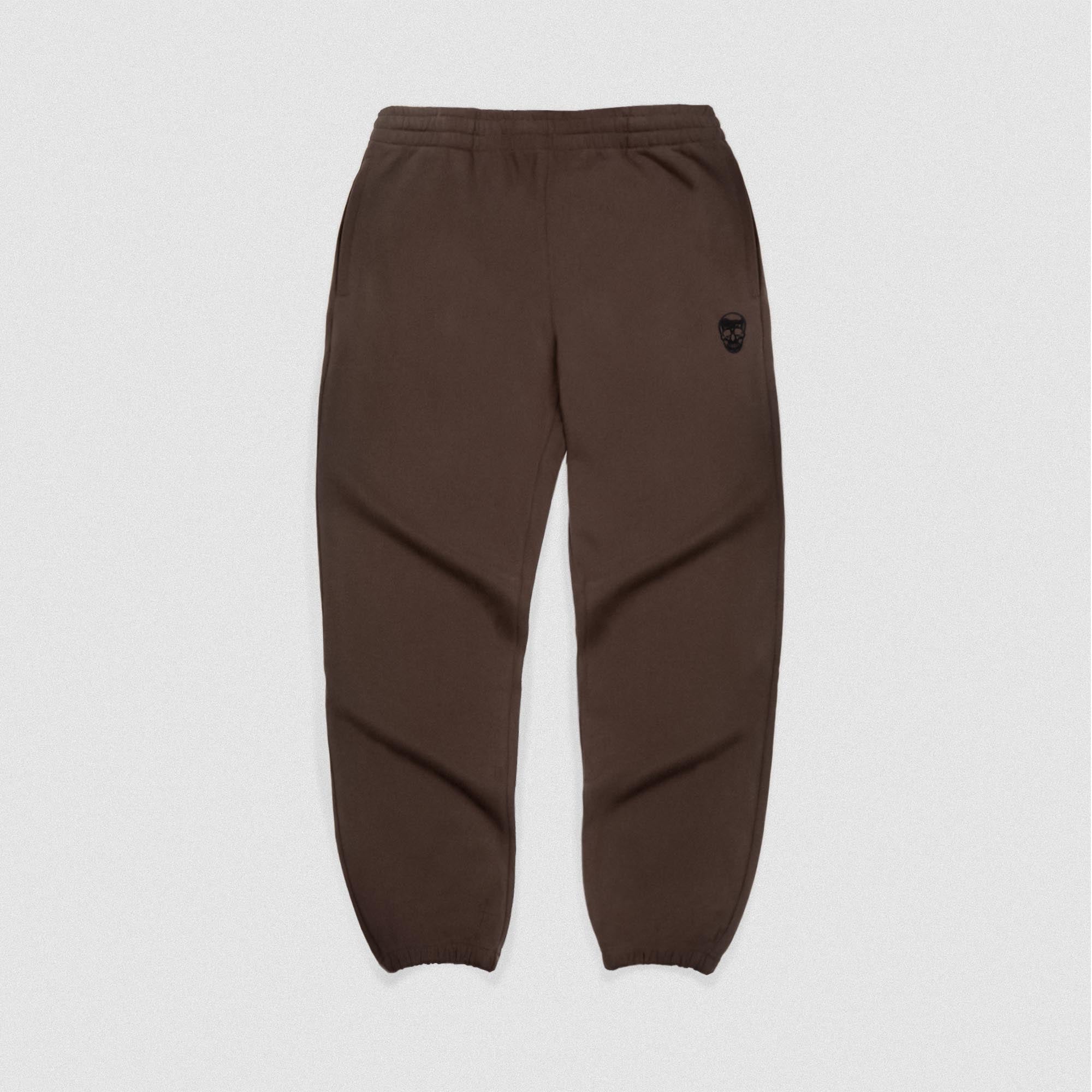 toffee heavyweight jogger lay flat