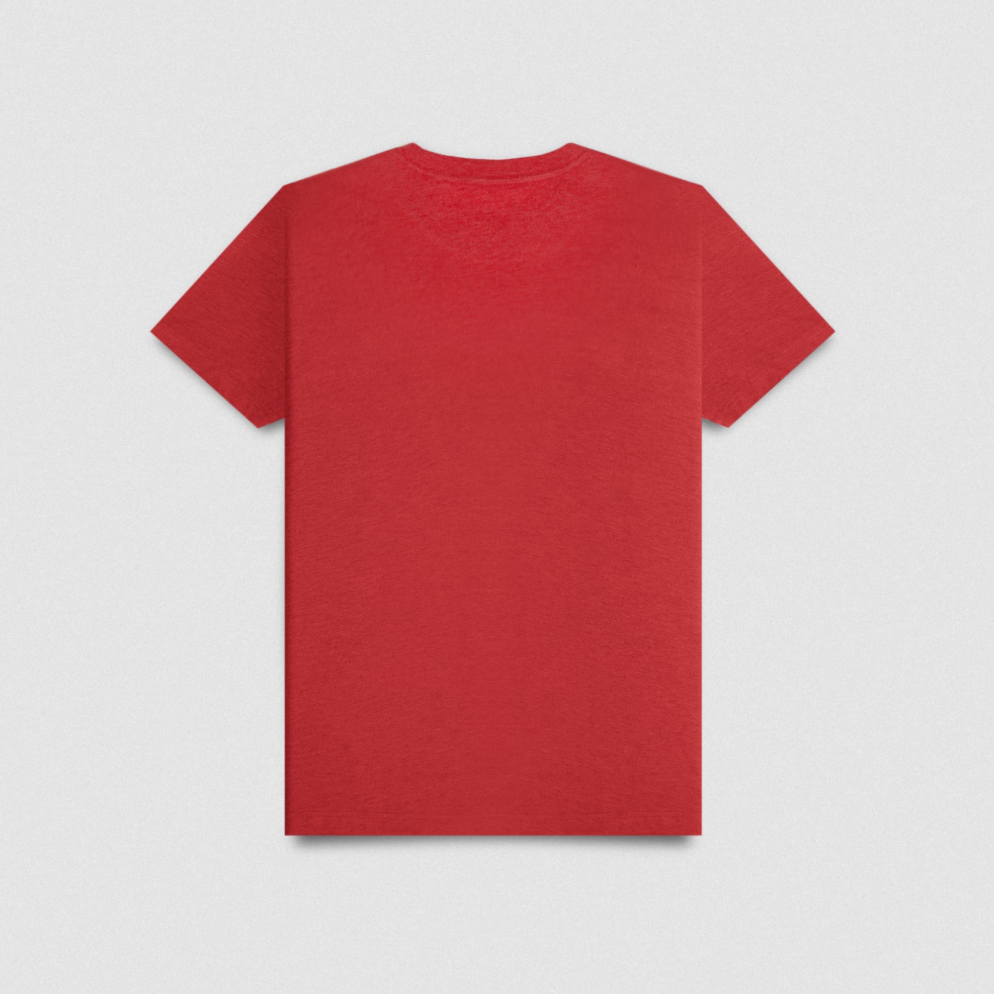 Active Tri-Blend Basic Tee - Red/White