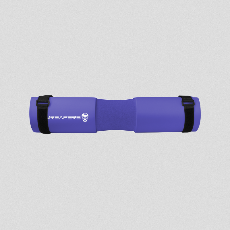 barbell pad purple side view