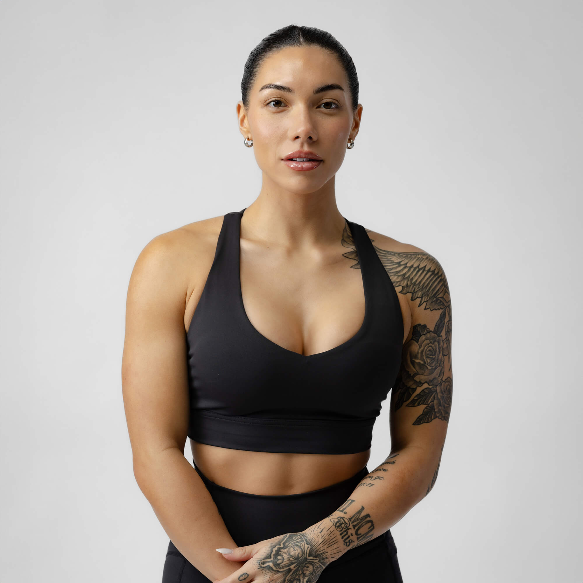 harmony bra black front main