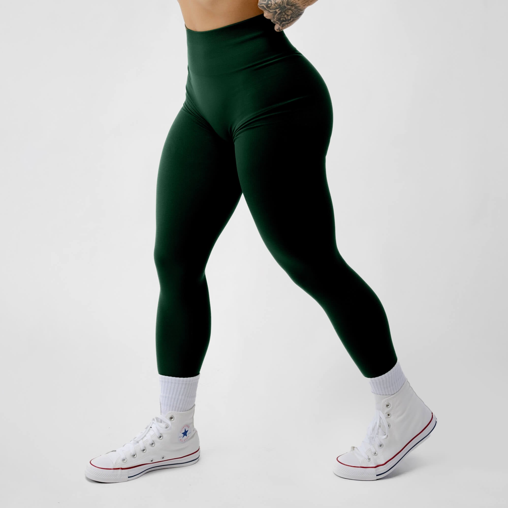 Victory Leggings - Forest Green
