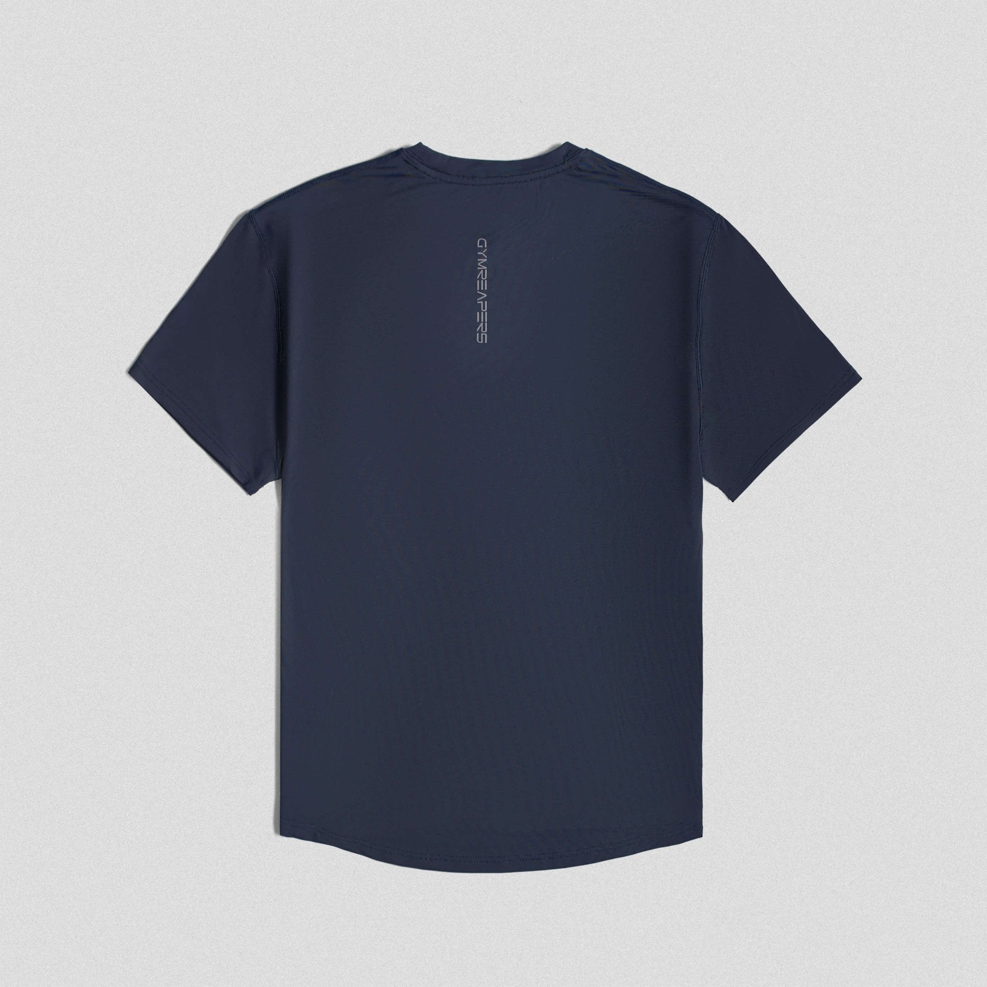 performance short sleeve shirt navy back