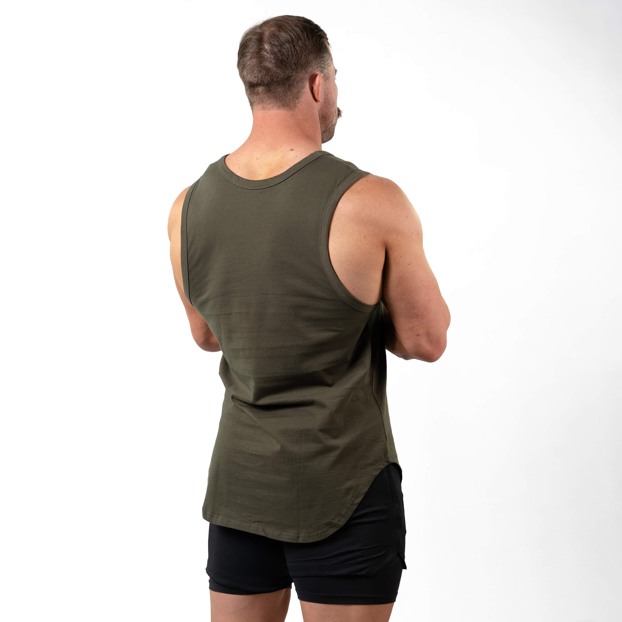 icon tank top green gymreapers